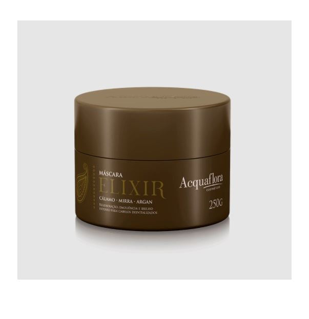 Elixir Calamus Myrrh Argan Regeneration Emollience Masque Brillance 250g - Acquaflora