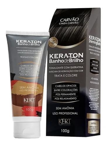 Tonalizer Keraton Shine Gris Charbon 100g Kert - Keraton