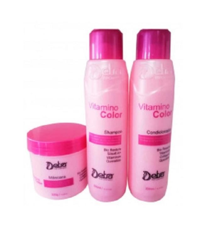 Vitamino Color Keratin Shine Maintenance Treatment Kit 3x300ml - Detra Hair