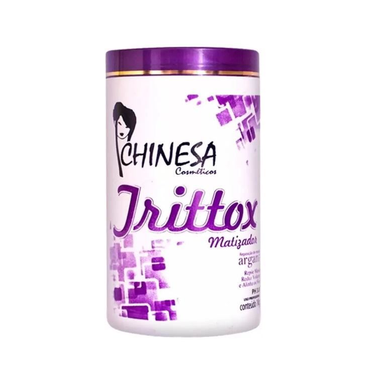 Trittox Tinting Argan Oil Anti FriVolume Reducer Mask 1Kg - Chinesa Cosmetics