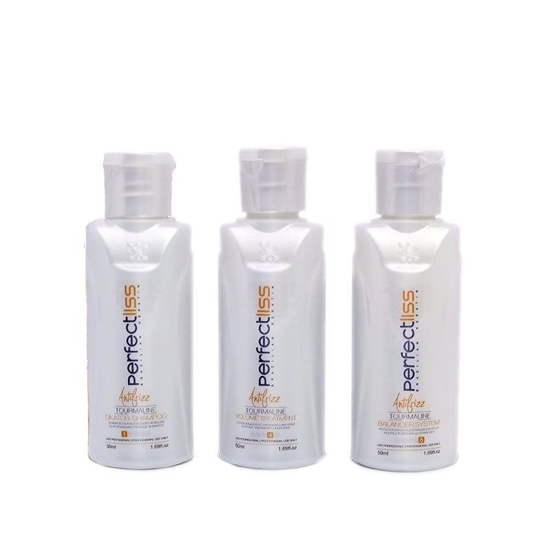 Tourmaline Lissage Anti Frizz Treatment Mini Kit 3x100ml - Perfect Liss