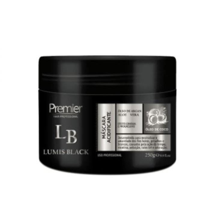 Lumis Black Coconut Argan Oil Aloe Vera Masque Acidifiant 250g - Premier Hair