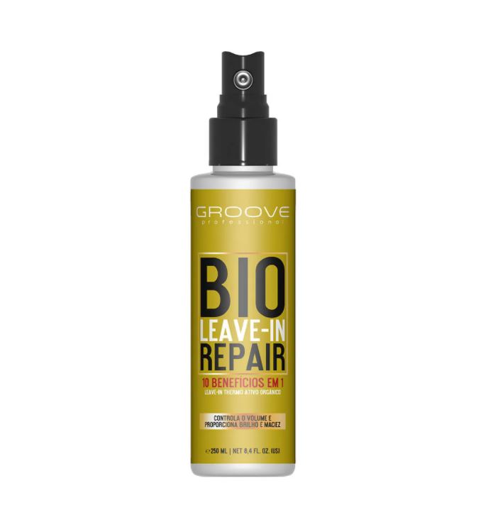 Bio Repair 10 en 1 Thermoactif Cheveux Anti-Frisottis Bio Sans Rinçage 250 ml - Groove