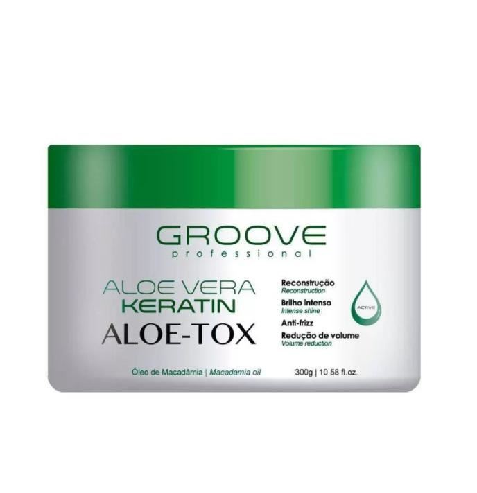 Professional Keratin Aloe Vera Macadamia Reconstructor Aloe-Tox 300g - Groove