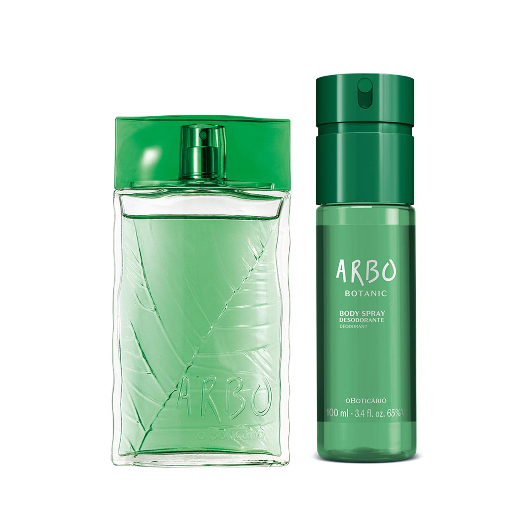 Kit Arbo Botanic: Deodorant Cologne 100ml + Body Spray 100ml - o Boticario