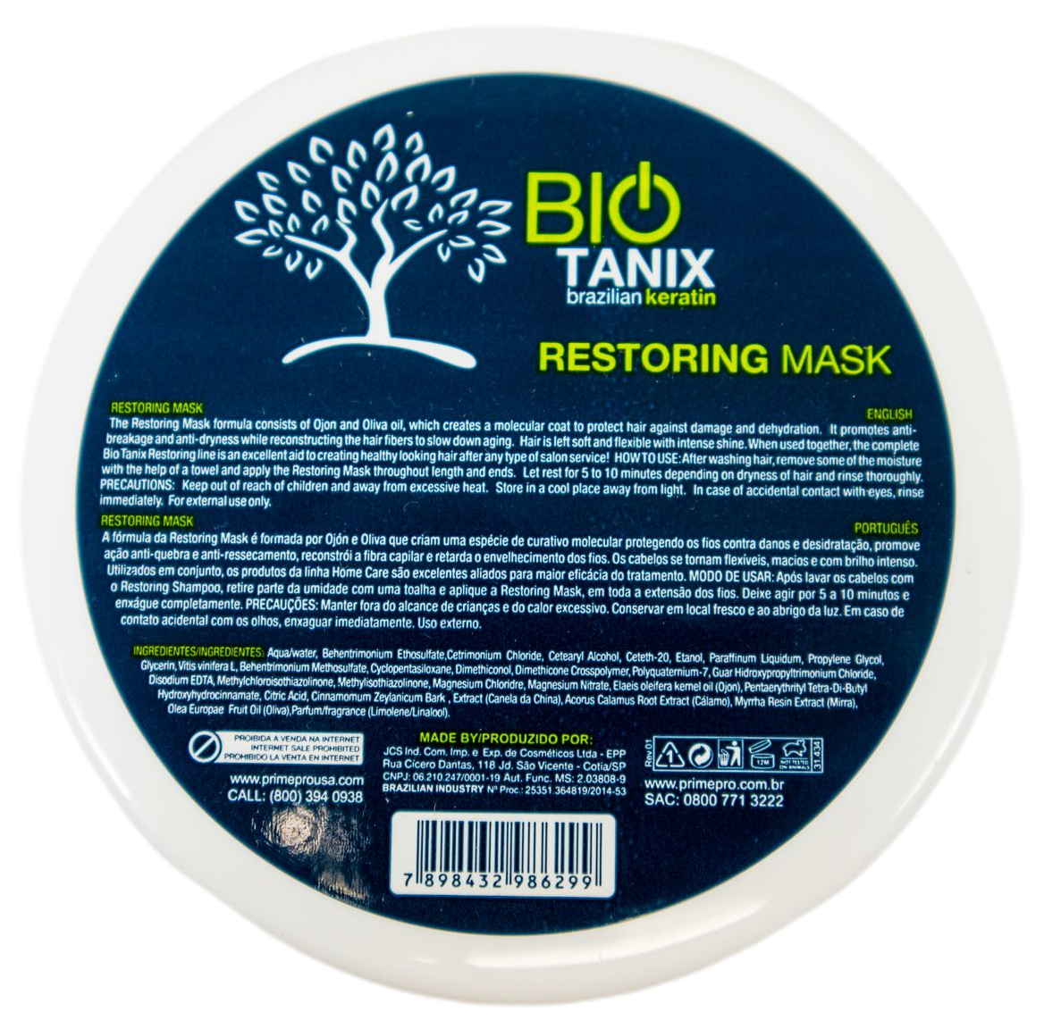 Prime Pro Extreme Hair Treatment Bio Tanix Restoring Hair Treatment Kit 3 Products - Prime Pro