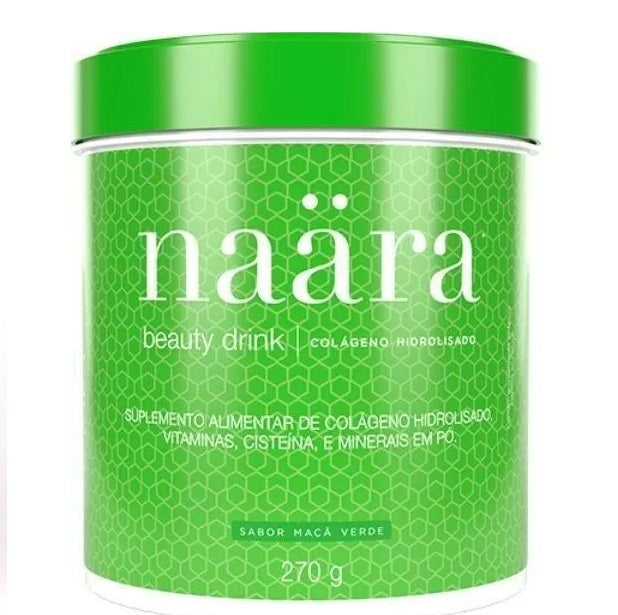 Poudre de collagène hydrolysé à la pomme verte Boisson de beauté saine 270 g - Naara