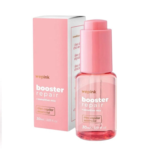 Huile de soin réparatrice pour cheveux Booster Repair Finisher Restore Shine 30 ml - We Pink