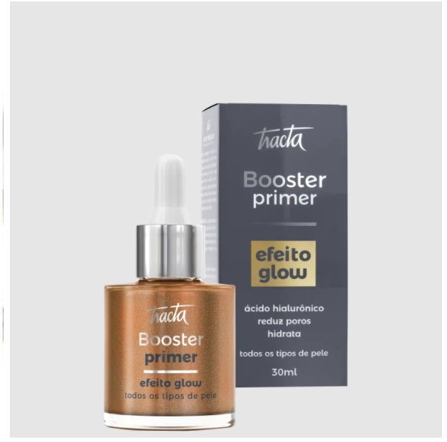 Tracta Booster Glow Facial Primer Bronze 30ml Hyaluronic Acid Illuminator