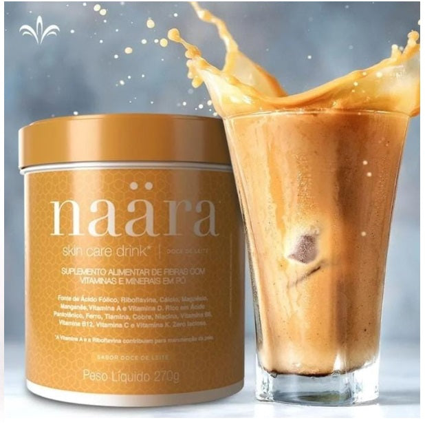 Poudre de collagène Saveur Dulce de Leche Boisson de beauté naturelle pour soins de la peau 270g - Naara