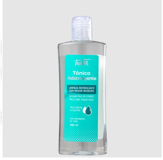 Lotion tonique brésilienne pour le visage pour peaux mixtes à grasses, traitement doux sans huile, 200 ml, soins de la peau