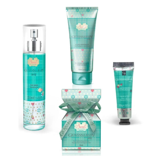 Kit de bonbons pour bébé Giovanna Savon de bain Lotion hydratante Crème pour les mains