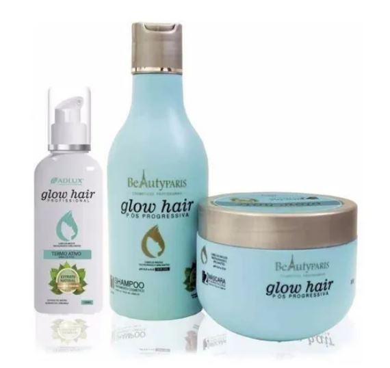 Adlux Home Care Professional Glow Hair Maintenance Post Progressive Home Care 3 Prod. - Adlux