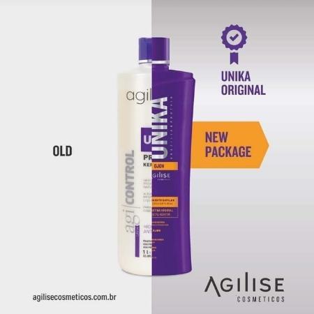 Agilise Professional Brazilian Keratin Treatment Agi Control Unika Formol Free Blowout Treatment 1L - Agilise Professional