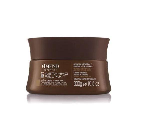 Amend Brazilian Keratin Treatment Brunette Brown Hair Brilliant India's Tamara Sunscreen Mask 250g - Amend