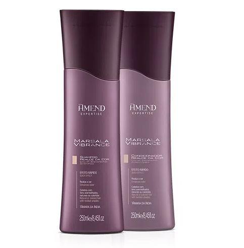 Amend Brazilian Keratin Treatment Marsala Vibrance India's Tamara Sunscreen Treatment Kit 2x250ml - Amend