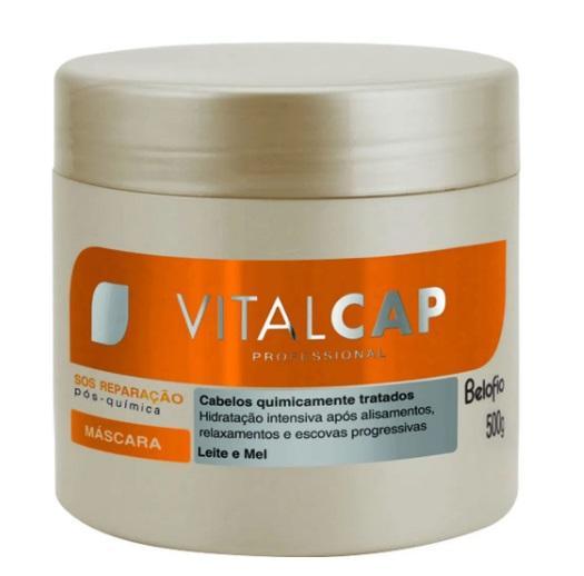 BeloFio Hair Mask Proessional Vitalcap  Post Chemistry SOS Repair Milk Honey Mask 500g - BeloFio