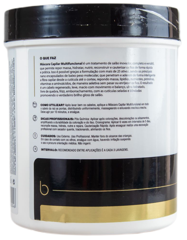 Borabella Hair Mask Pra Tudo Capillary Schedule Hydration Nutrition Repair Hair Mask 1Kg - Borabella