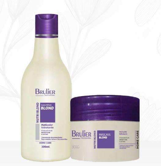 Brulier Home Care Nutri Blond Maintenance Home Care Moisturizing Tinting Hair Kit 2x300 - Brulier