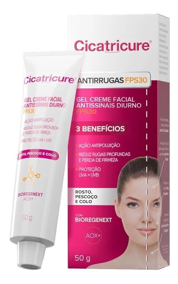 Cicatricure Skin Care Cicatricure Facial Cream Antisset Diurnal FPS30 Cicatricure 50g