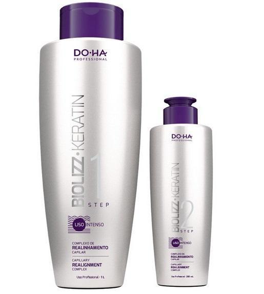 Do-Ha Brazilian Keratin Treatment Biolizz Keratin Intensive Smooth Capillary Realignment Complex 2 Prod. - Do-ha