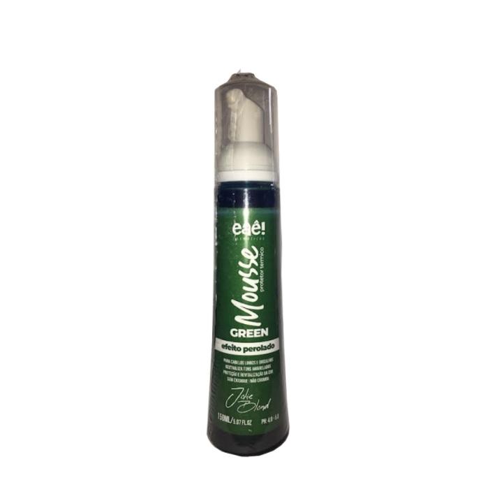 Eaê Cosmetics Finisher Jolie Blond Pearly Effect High Shine Green Mousse Finisher 120ml - Eaê Cosmetics