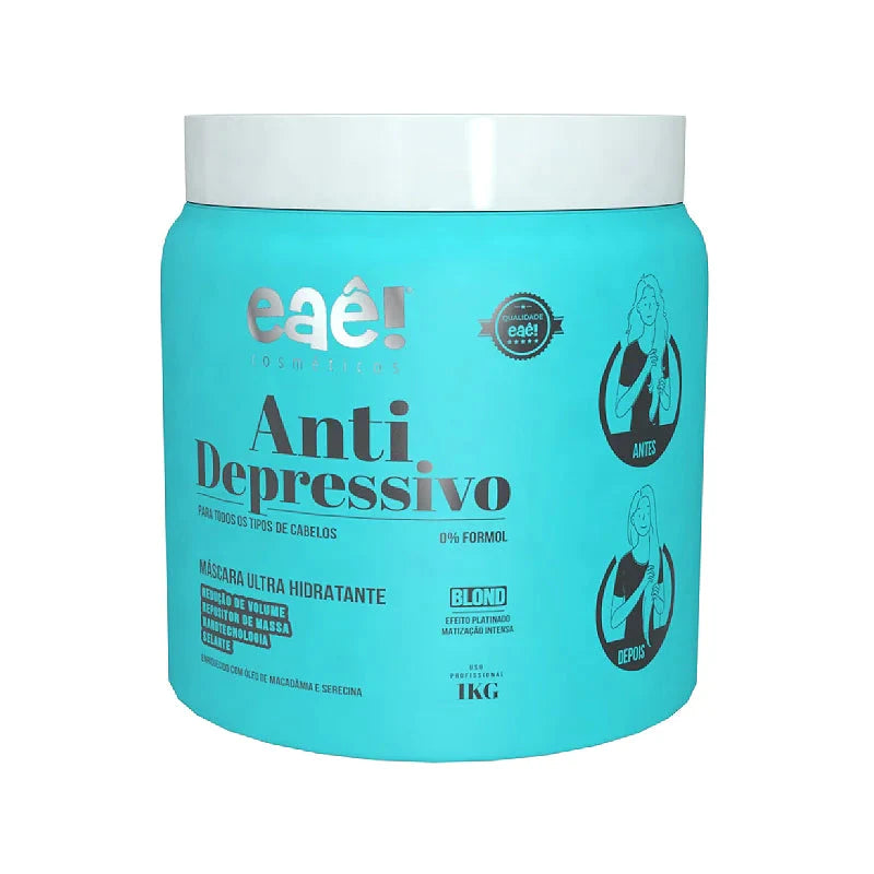 Eaê Cosmetics Hair Treatment Eaê Cosmetics Ati Depressivo Blond Mask 1Kg / 35.27 fl oz