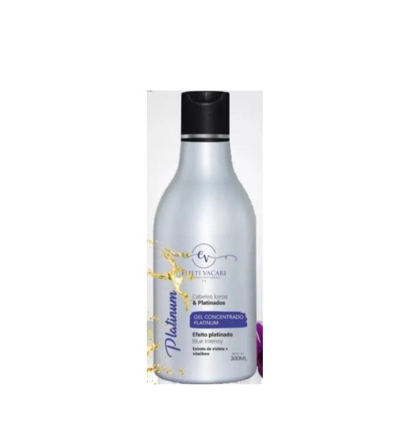 Elieti Vacari Brazilian Keratin Treatment Platinum Tinting Concentrated Violet Extract Vitamins Gel 300ml - Elieti Vacari