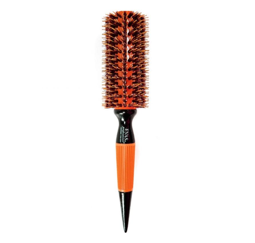 Evas Brushes Professional Ceramic Hair Brush Natural Boar / Nylon Bristles CM 1304 - Evas