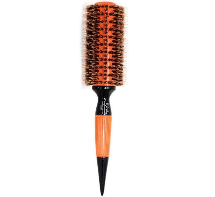 Evas Brushes Professional Ceramic Hair Brush Natural Boar / Nylon Bristles CM 1305 - Evas