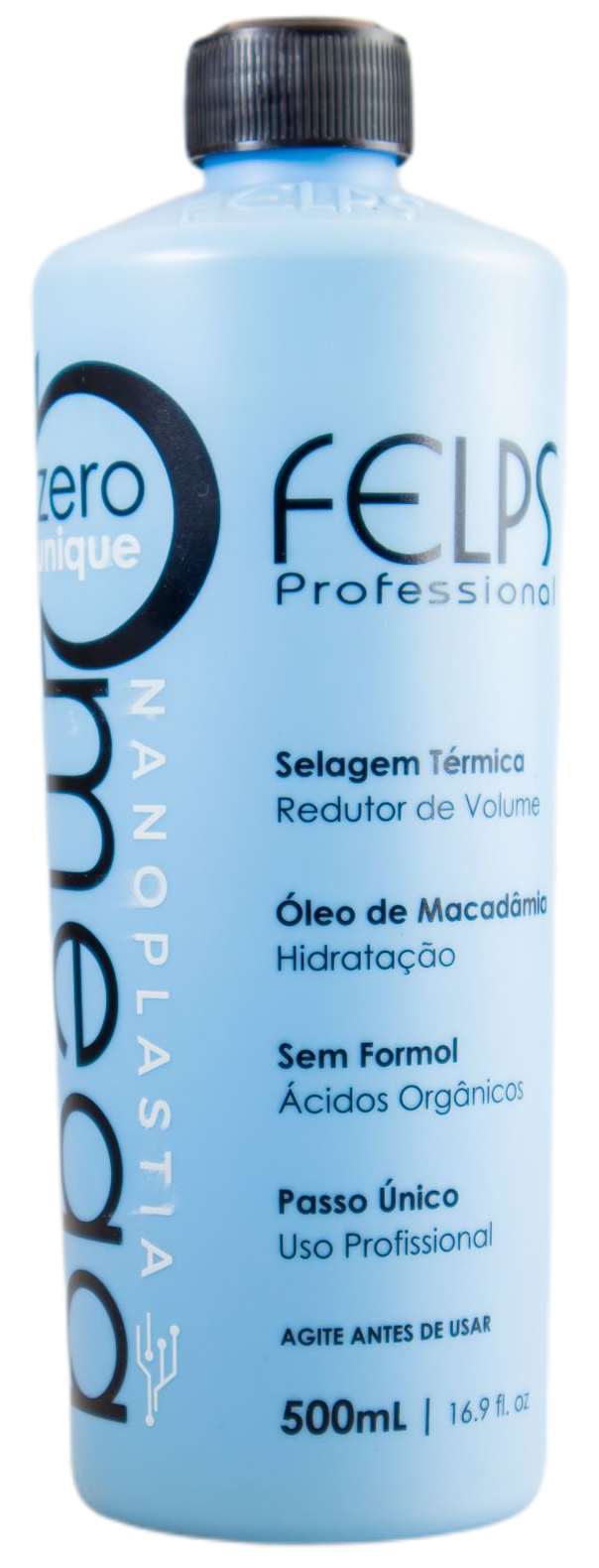 Felps Brazilian Keratin Treatment Progressive Brush Omega Zero UNIQUE NANOPLASTY Capillary 500ml - Felps