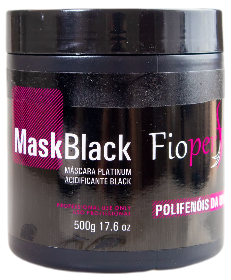 Fio Perfeitto Acidifying Black Platinum Mask 500g - FioPerfeitto