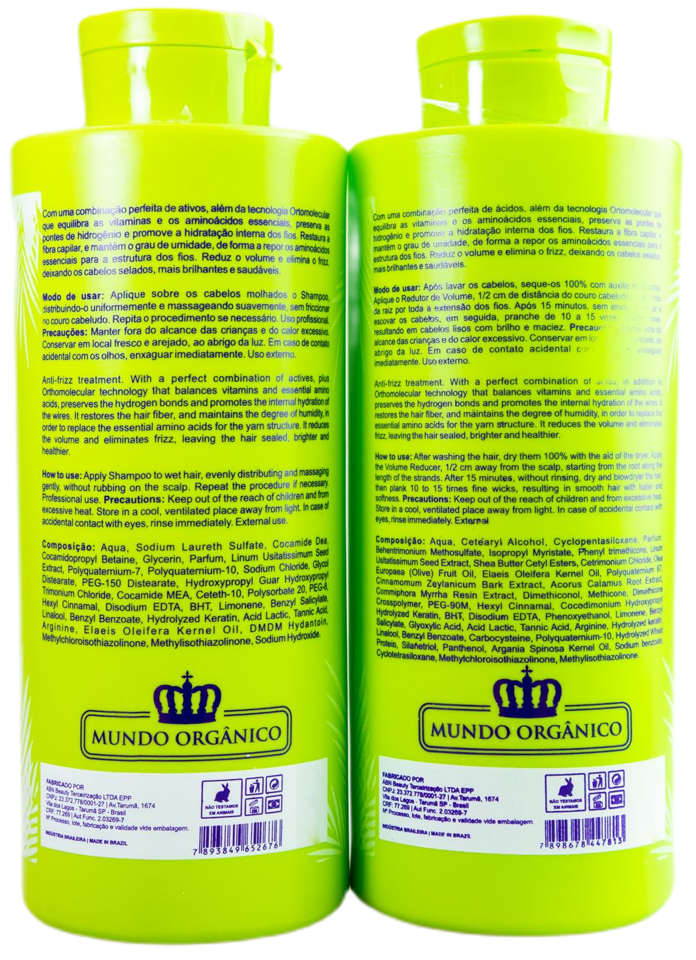 Fio Perfeitto Brazilian Keratin Treatment Organic Okra Hair Treatment Kit 2x1L - FioPerfeitto