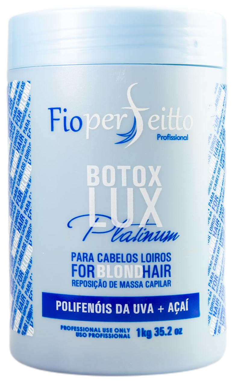 Fio Perfeitto Hair Mask btox Lux Platinum For Blond Hair 1kg - FioPerfeitto