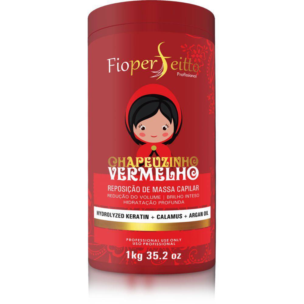 FioPerfeitto Hair Mask Botox Capillary Little Red Riding Hood Hair Mask 1kg - FioPerfeitto