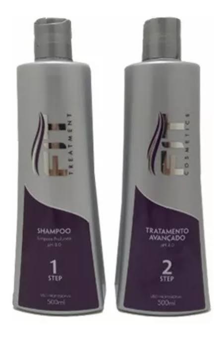 Fit Cosmetics Brazilian Keratin Treatment Brazilian Reductor Advanced Progressive Hair Treatment 2x1L - Fit Cosmetics