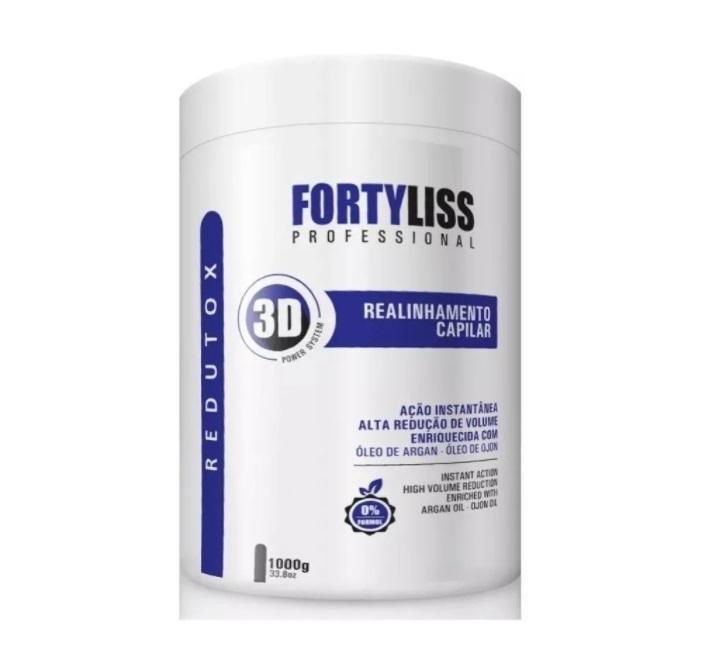 Forty Liss Brazilian Keratin Treatment Botox Power 3D System Redutox Realignment Moisturizing Mask 1Kg - Forty Liss