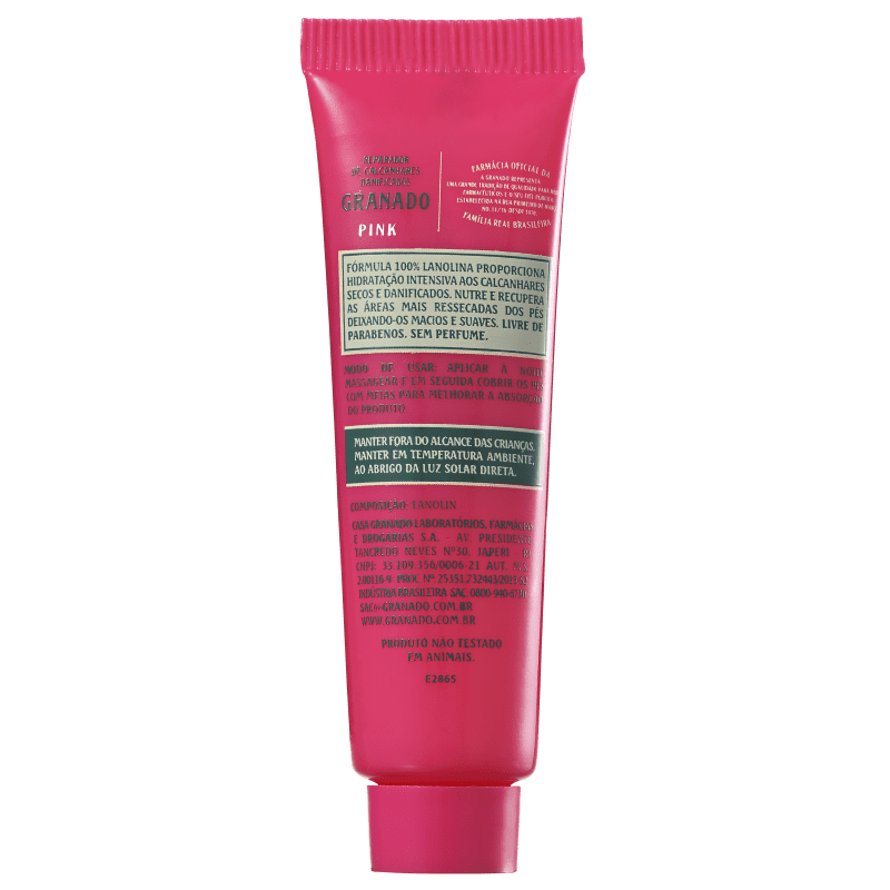 Granado Skin Care for Feet Granado Pink Repairer Heels damaged - Foot Cream 20g