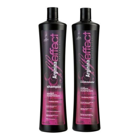 Griffus Brazilian Keratin Treatment Arginine Effect Active Repair System Softness Resistance Protection Kit 2x1L - Griffus