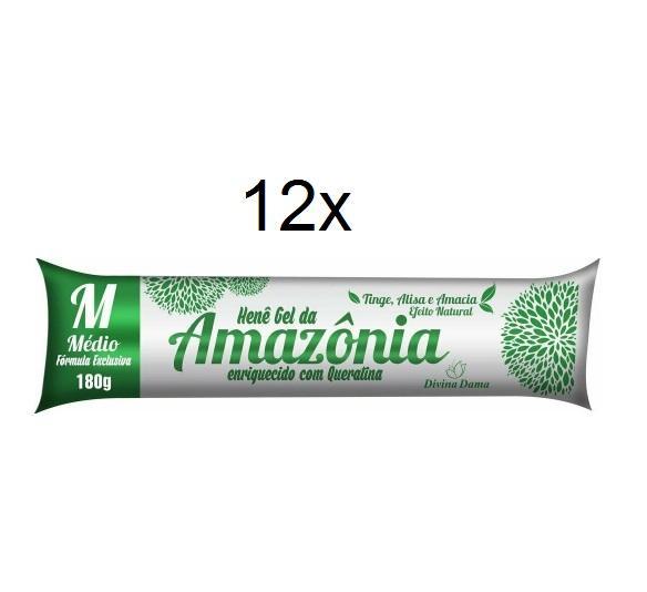 Henê Amazônia Brazilian Keratin Treatment 12x lot Brazilian Original Amazônia Hair Growth Gel Keratin 180g - Henê Amazônia