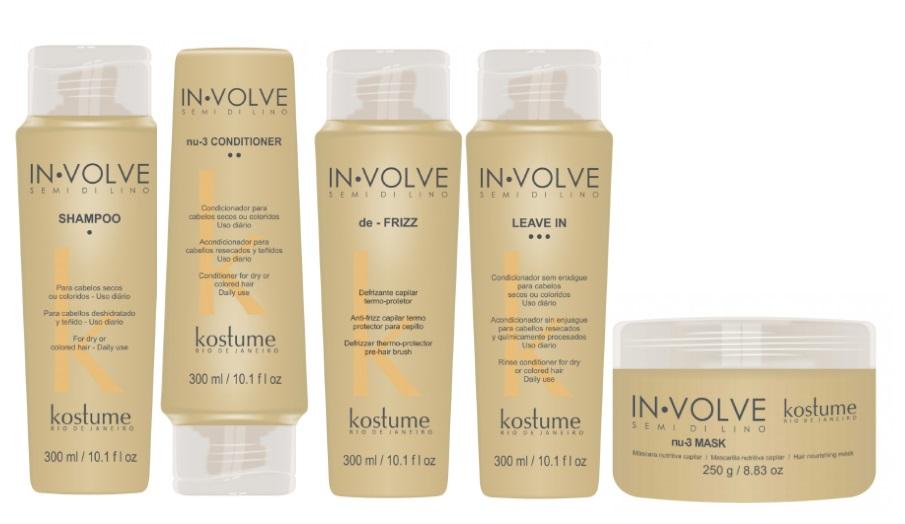 Kostume Brazilian Keratin Treatment In Volve Semi di Lino Home Care Nutrition Repair Treatment 5 Products - Kostume