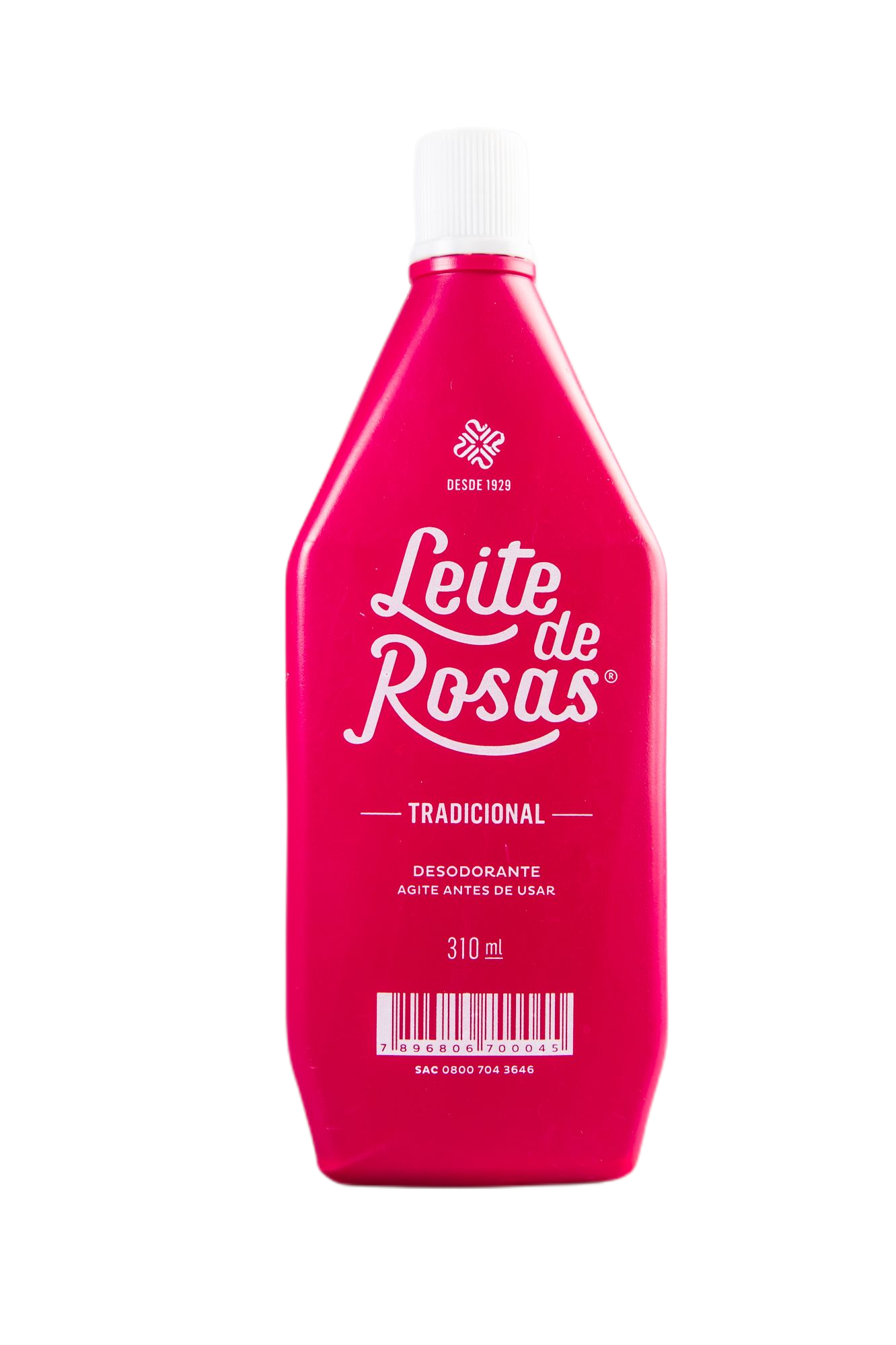 Leite de ROSAS Body Deodorant Leite de ROSAS 310ml Roses Milk Body Deodorant 10.48 Fl Oz (Pack of 4)