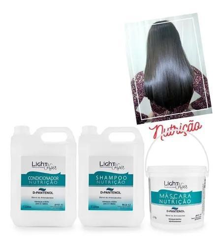 Light Hair Salon Lines Kit Washbasin D Pantenol (Products Light Hair) 5litros - Light Hair