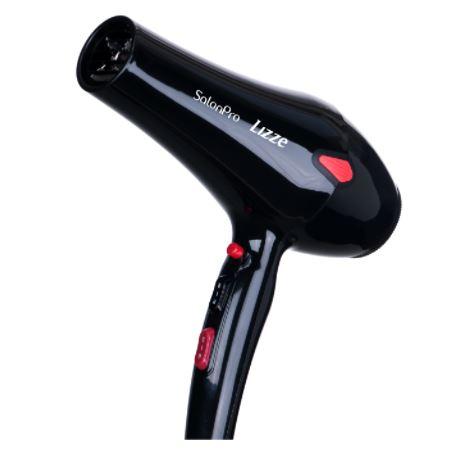 Lizze Acessories Professional Smoothing SalonPro Black Hairstyling Dryer 220V 2000W - Lizze