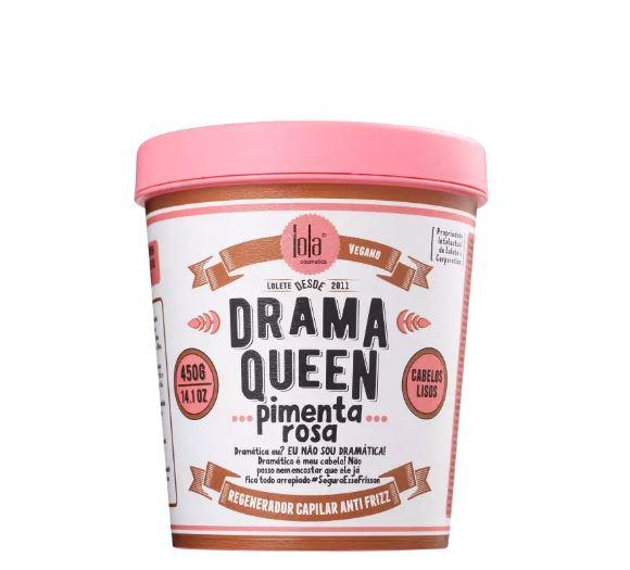 Lola Cosmetics Hair Mask Vegan Drama Queen Pink Pepper Treatment Anti Frizz Mask 450g - Lola Cosmetics