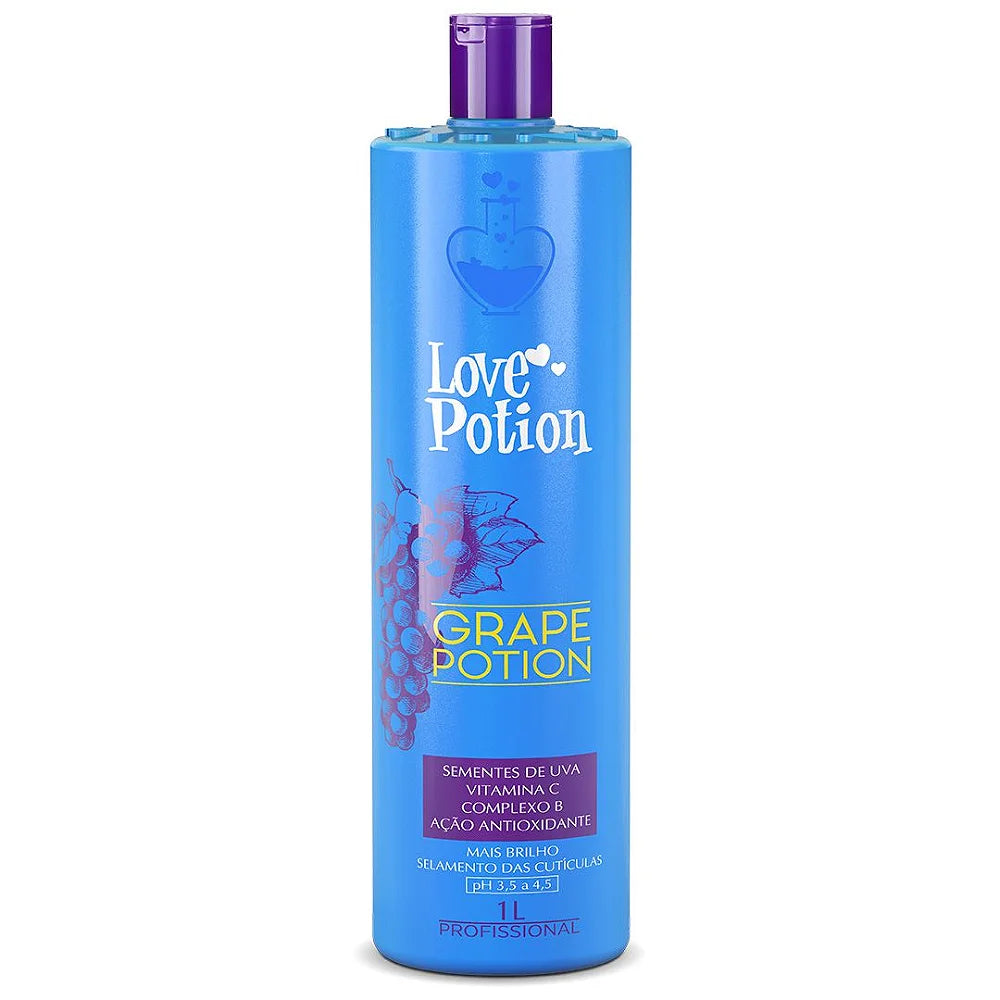 Love Potion Brazilian Keratin Treatment Brazilian Grape Potion Cuticle Sealing Progressive Treatment 1L - Love Potion