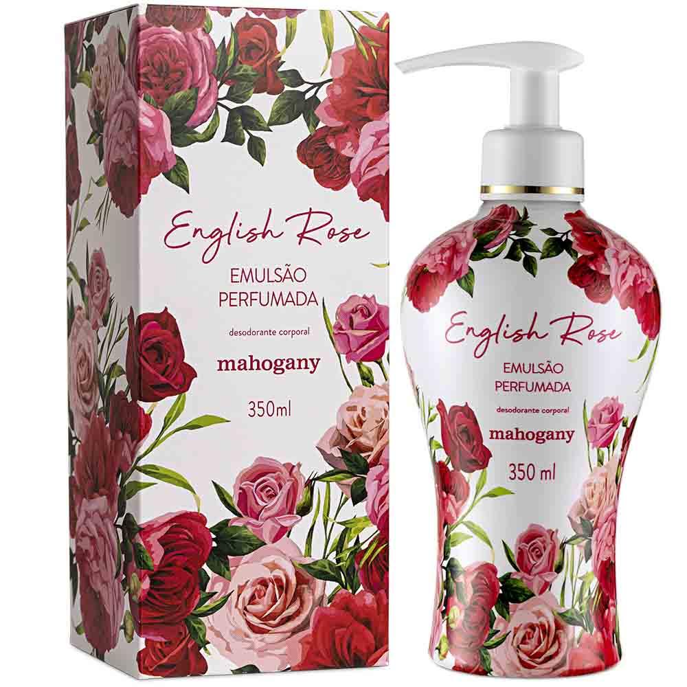 Mahogany Moisturizing English Rose moisturizing body deodorant 350 ml - Mahogany