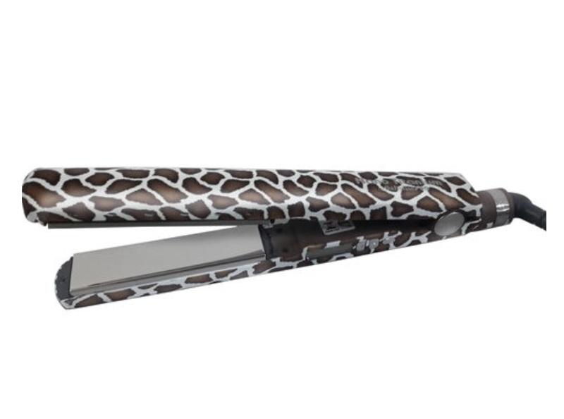 MiraCurl Flat Iron Babyliss Pro Nano Titanium Animal Print Flat Iron Board 220V 450F - MiraCurl