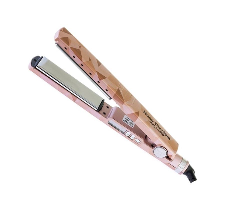 MiraCurl Flat Iron BaByliss PRO Nano Titanium Vetro Rose Gold Iron Board 220V 450F - MiraCurl