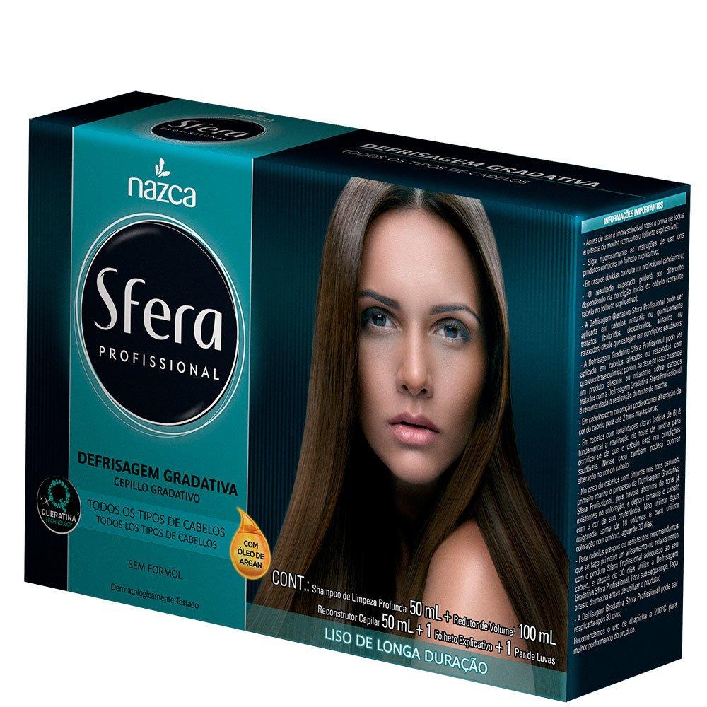 NAZCA Brazilian Keratin Treatment Sfera Gradual Smoothing Anti Frizz Brazilian Hair Smoothing Mini Kit - Nazca